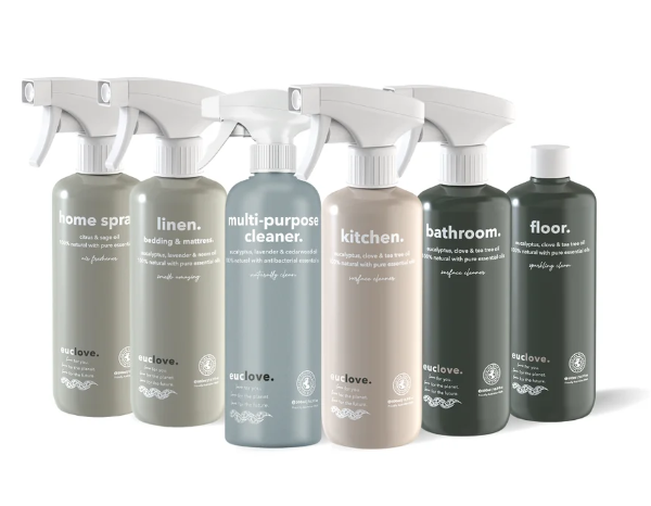 Euclove Natural Home Complete Bundle of plant-based cleaning products