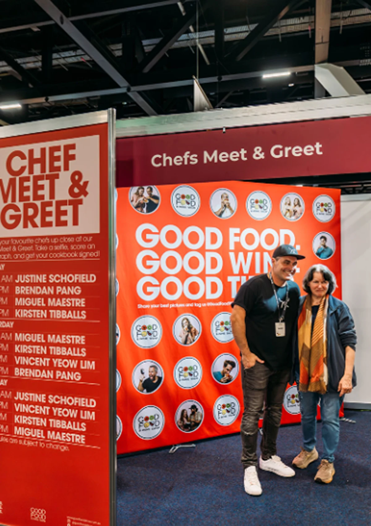 Celebrity chef Miguel Maestre at the Good Food and Wine Show Brisbane 2026